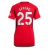 Manchester United Jadon Sancho #25 Voetbalkleding Thuisshirt Dames 2023-24 Korte Mouwen